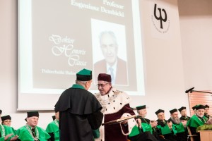 Nadanie tytułu Doctora honoris causa Politechniki Białostockiej Profesorowi Eugeniuszowi Dembickiemu