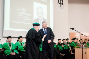 Nadanie tytułu Doctora honoris causa Politechniki Białostockiej Profesorowi Eugeniuszowi Dembickiemu