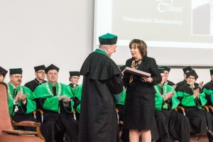 Nadanie tytułu Doctora honoris causa Politechniki Białostockiej Profesorowi Eugeniuszowi Dembickiemu