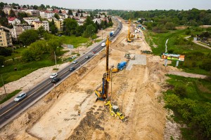 Wzmocnienie podłoża gruntowego w technologii kolumn iniekcyjnych pod budowę Al. Solidarności w Lublinie, Keller Polska sp. z o.o. 2      